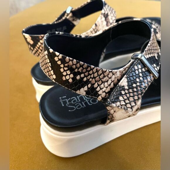FRANCO SARTO Essie Python Sandals 7.5 - Picture 3 of 9